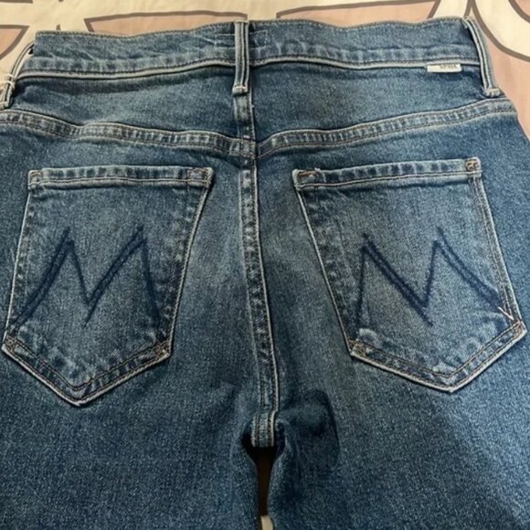 MOTHER DENIM The Stunner Ankle Fray Crate Digger 26 HARDLY WORN! $258 - Picture 7 of 15